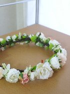 お花冠　ナチュラルカラー